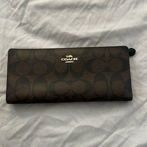Authentic Coach Wallet / Checkbook / Credit Card Holder